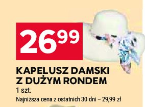 Kapelusz damski z dużym rondem promocja