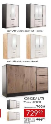 Szafa LATI 3 D Abra Meble promocja w Abra Meble