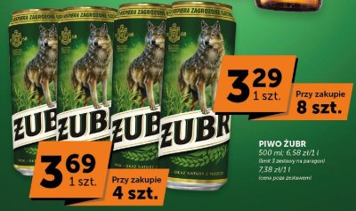 Piwo Żubr promocja w Euro Sklep
