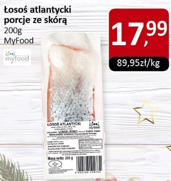 Łosoś atlantycki porcje ze skórą promocja w Market Point