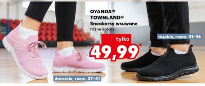 Sneakersy wsuwane promocja w Kaufland