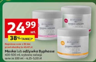 Maska lub odżywka Byphasse promocja w Auchan