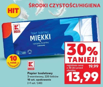 Papier toaletowy promocja w Kaufland