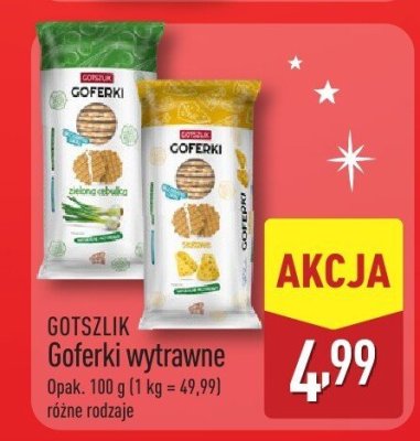 Goferki wytrawne GOTSZLIK promocja w Aldi
