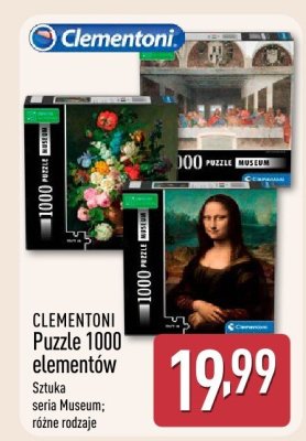 Puzzle 1000 elementów CLEMENTONI promocja w Aldi
