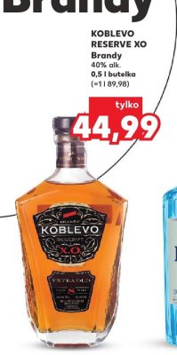 Brandy KOBLEVO RESERVE XO promocja w Kaufland