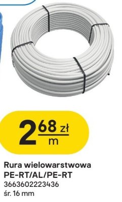 Rura wielowarstwowa PE-RT/AL/PE-RT promocja w Castorama