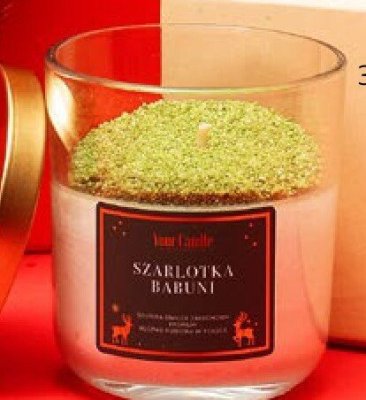Świeca sojowa zapachowa Szarlotka Babuni promocja w Rossmann