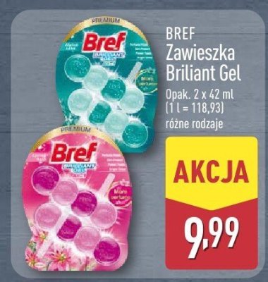 Zawieszka Brillant Gel 2 x 42 ml różne rodzaje BREF promocja w Aldi
