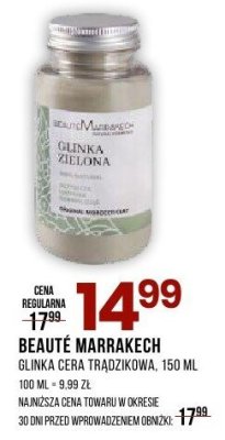 Glinka Glinka zielona Beauté Marrakech 150ml promocja w Drogerie Natura