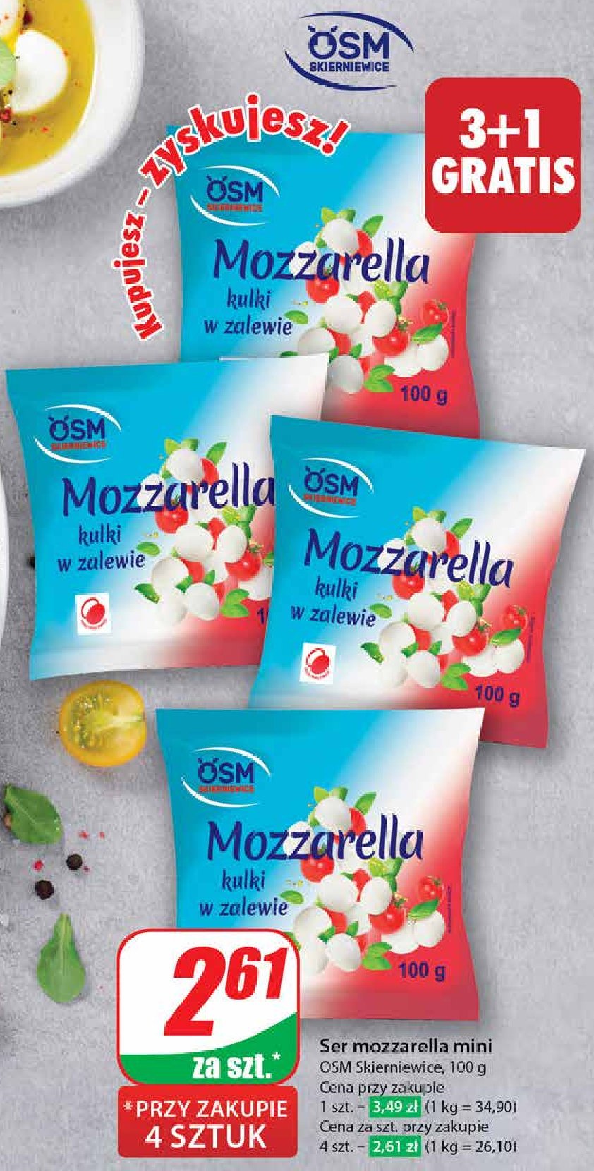 Mozzarellaa kulki w zalewie Osm skierniewice promocja