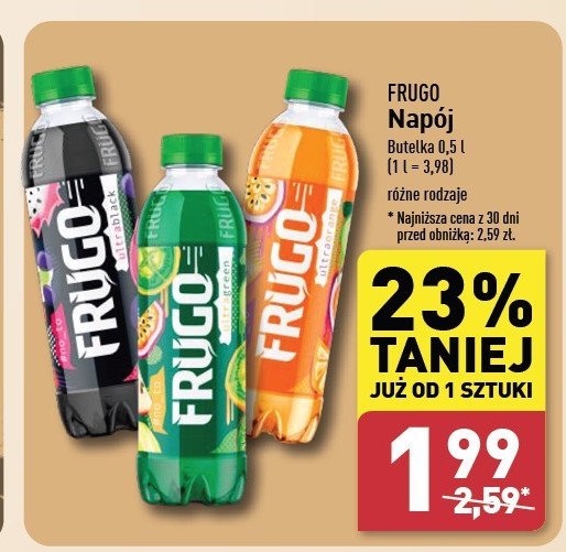 Napój czarny Frugo promocja