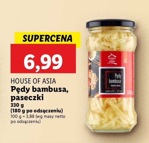 P臋dy bambusa w paseczkach House of asia promocja