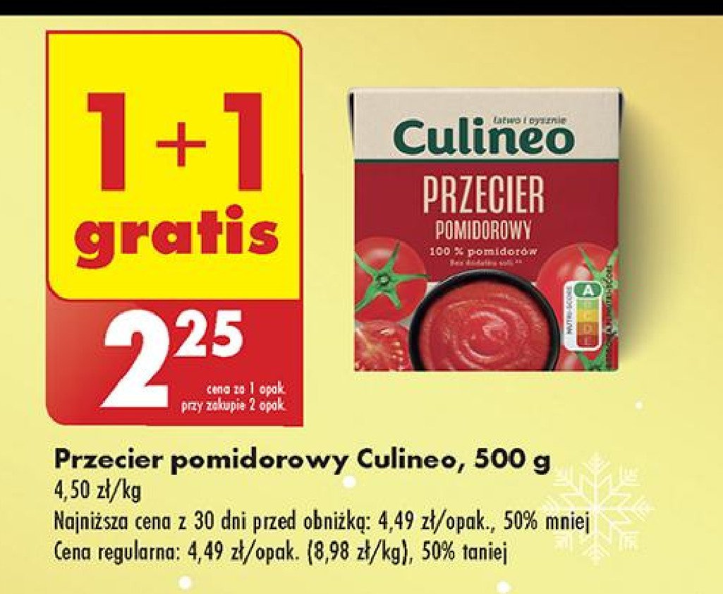 Przecier pomidorowy Culineo promocja