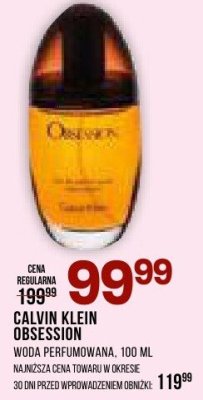 Perfumy CALVIN KLEIN OBSESSION woda perfumowana promocja w Drogerie Natura