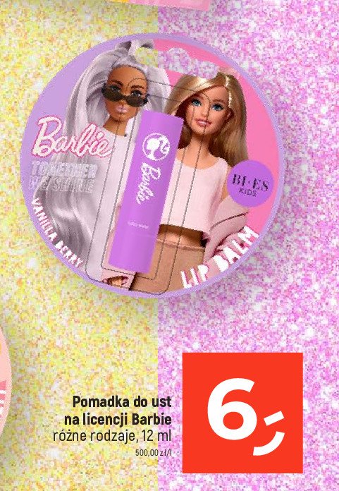 Pomadka do ust barbie BI-ES KIDS promocja