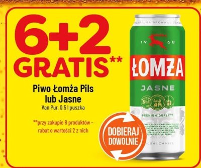 Piwo Łomża Jasne promocja w POLOmarket