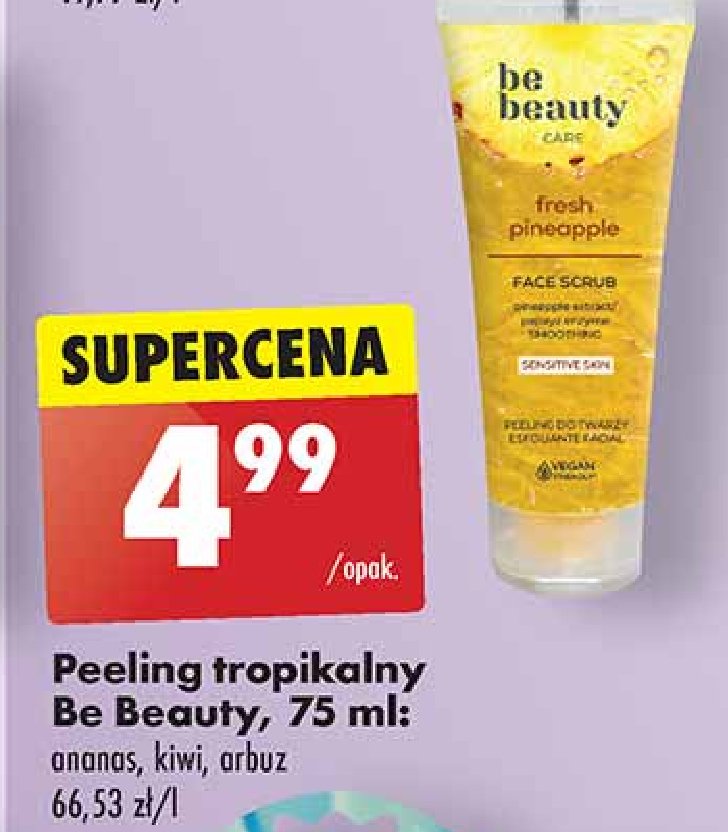 Peeling arbuz Be beauty care promocja w Biedronka