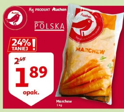 Marchew Auchan promocja