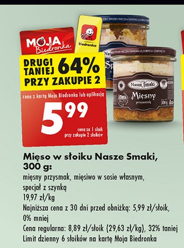 Mięsny przysmak Nasze smaki promocja