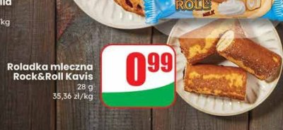 Roladka mleczna Rock&Roll  promocja w Dino