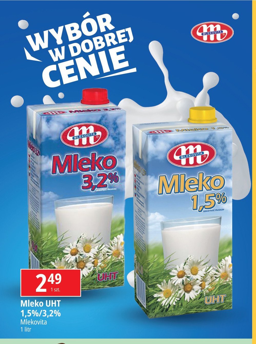 Mleko 1.5% Mlekovita promocja