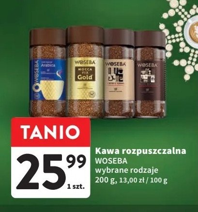 Kawa Woseba ti meriti crema e aroma promocja