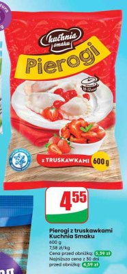 Pierogi z truskawkami Kuchnia Smaku promocja w Dino