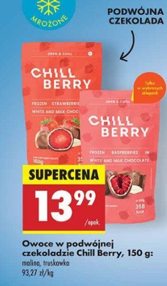 Truskawki w czekoladzie Chill berry promocja