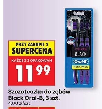 Szczoteczka do zębów Black Oral-B promocja w Biedronka