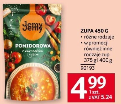 Zupa pomidorowa różne rodzaje 450 g Selgros promocja w Selgros