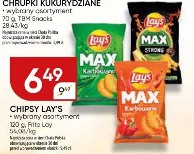 Chrupki kukurydziane, wybrany asortyment promocja w Chata Polska
