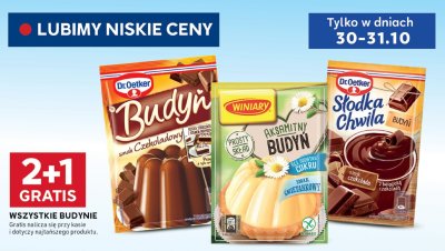 Budyń czekoladowy Dr.Oetker promocja w Stokrotka