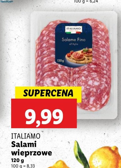 Salami fino Italiamo promocja w Lidl