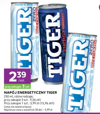 Napój energetyczny, różne rodzaje promocja w Stokrotka