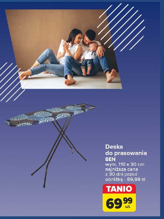 Deska do prasowania ben 110 x 30 cm Casa si promocja