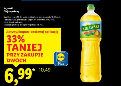 Olej rzepakowy promocja w Lidl
