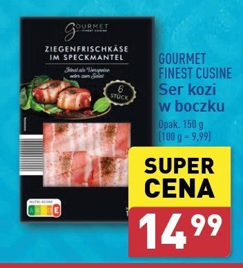 Ser kozi w bekonie Gourmet finest cuisine promocja