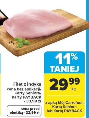 Filet z indyka promocja w Carrefour