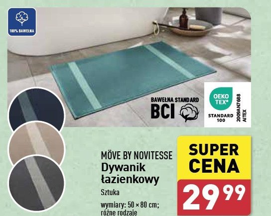 Dywanik łazienkowy 50 x 80 cm Novitesse promocja