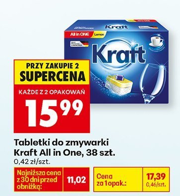 Tabletki do zmywarki All in One, 38 szt. promocja w Biedronka