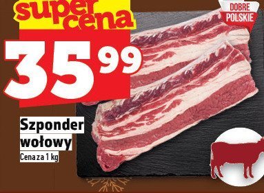 Mięso szponder wołowy promocja w TOPAZ