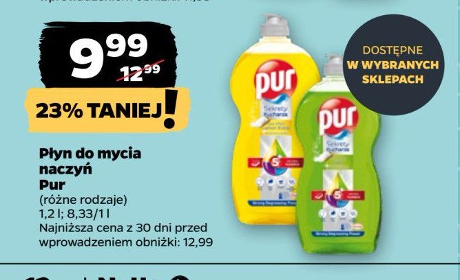 Balsam do naczyń lemon Pur sekrety kucharza promocja