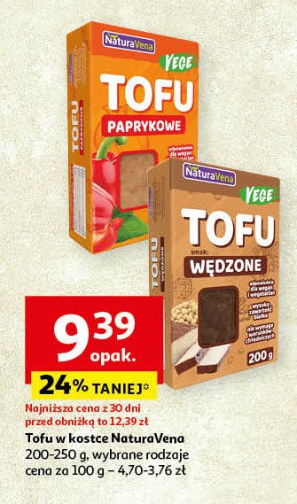 Tofu wędzone Naturavena promocja