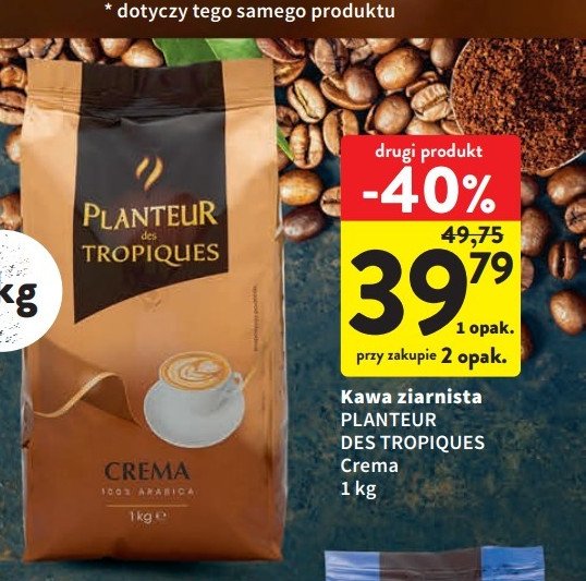 Kawa Planteur des tropiques crema promocja