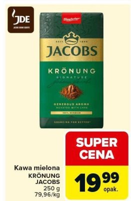 Kawa mielona KRÖNUNG JACOBS promocja w Carrefour