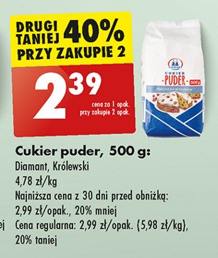 Cukier puder Diamant Diamant polska promocja