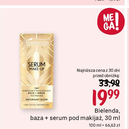 Baza + serum pod makijaż Bielenda promocja