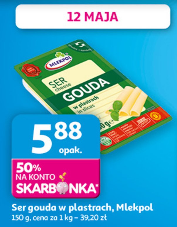 Ser 偶贸艂ty gouda plastry promocja