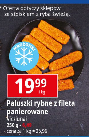 Paluszki rybne promocja